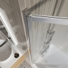 Душевая шторка на ванну BELBAGNO LUCE-VF-11-80/145-C-Cr