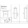 Пенал подвесной BELBAGNO ACQUA-1600-2A-SC-BL-P