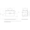Тумба Rovere Rustico 80 см BELBAGNO ETNA ETNA80RW-KEPBO-1084-SET